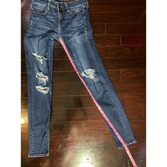 Vintage Skinny Blue Jeans Jeggings Women Size 4L - Picture 6 of 6